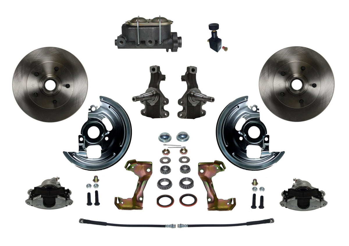 LEED Brakes FC1007-305 Manual Front Disc Conversion Kit - Adj Valve