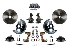 LEED Brakes FC1007-381 Manual Front Disc Conversion Kit - Disc/Drum