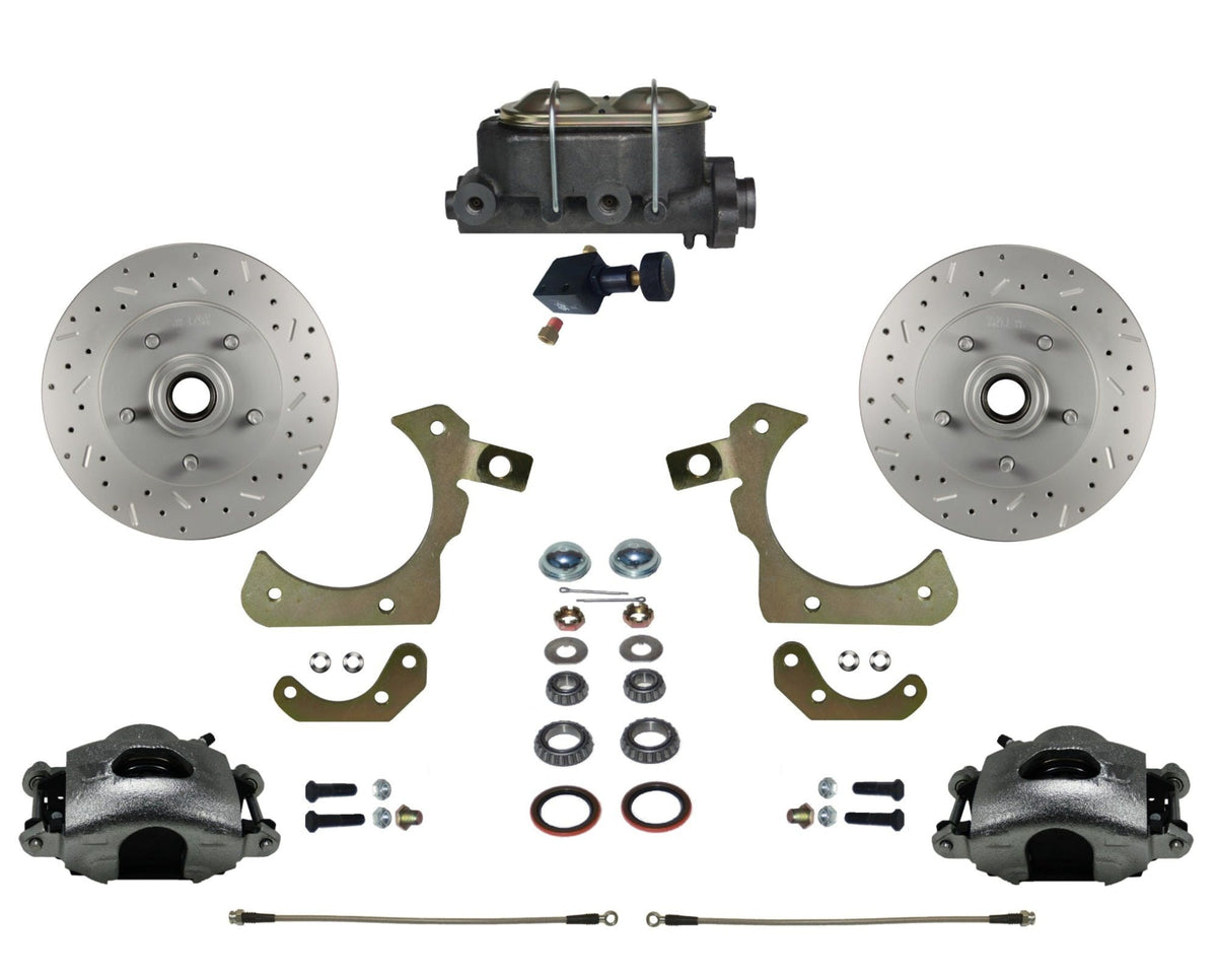 LEED Brakes FC1010-305X Front Disc Brake Conversion, Manual Adjustable - MaxGrip XDS