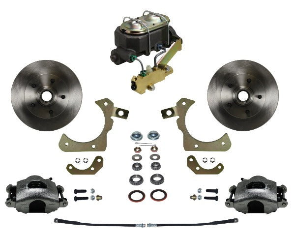 LEED Brakes FC1010-3A1 Front Disc Brake Conversion, Manual Disc/Drum