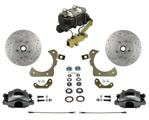 LEED Brakes FC1010-3A3X Front Disc Brake Conversion, Manual Disc/Disc - MaxGrip XDS