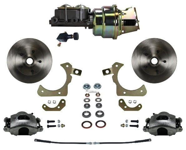 LEED Brakes FC1010-K105 Front Disc Brake Conversion, Power Adjustable