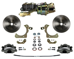 LEED Brakes FC1010-K1A1 Front Disc Brake Conversion, Power Disc/Drum