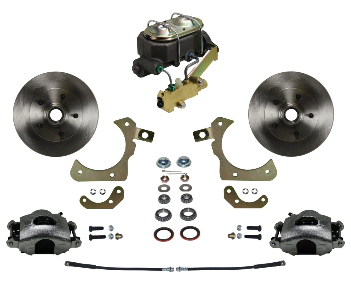 LEED Brakes FC1011-3A1 Front Disc Brake Conversion, Manual Disc/Drum