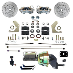 LEED Brakes FC2001-8405X Power Front Disc Brake Conversion Kit  - MaxGrip XDS