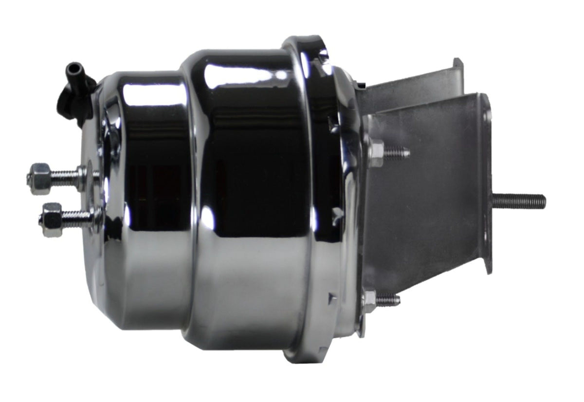 LEED Brakes H7 7 inch dual power brake booster with bracket (Chrome)