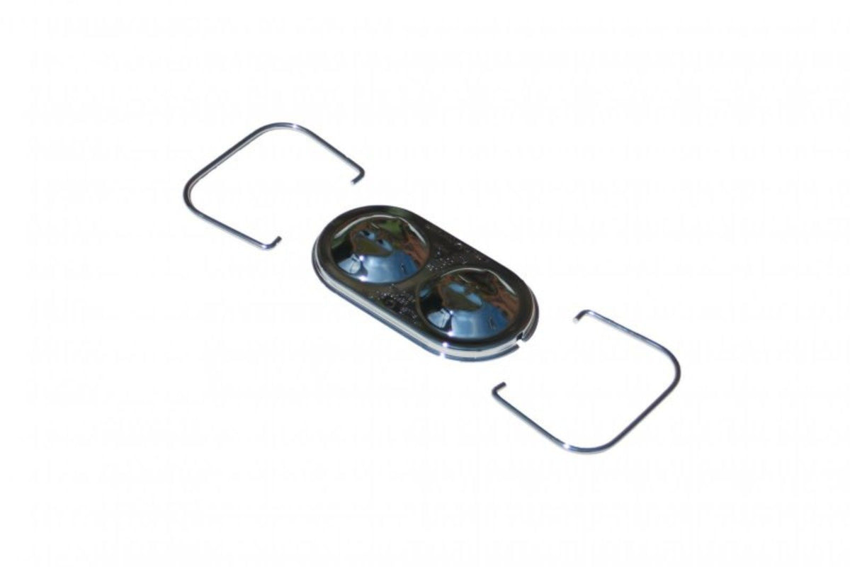 LEED Brakes LID_01 Chrome Master Cylinder Lid w. Bails