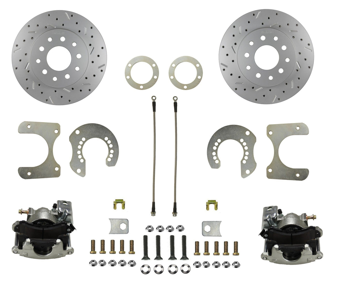 LEED Brakes RC2001X Rear Drum to Disc Brake Conversion Kit - 11 inch Rotor - MaxGrip XDS