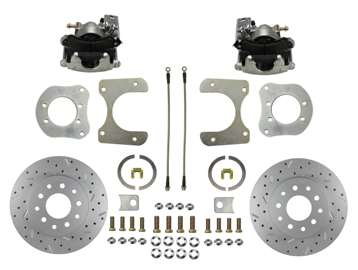 LEED Brakes RC3001X Rear Drum to Disc Brake Conversion Kit - 11 inch Rotor - MaxGrip XDS