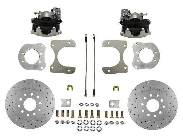 LEED Brakes RC4001X Rear Drum to Disc Brake Conversion Kit - 11 inch Rotor - MaxGrip XDS