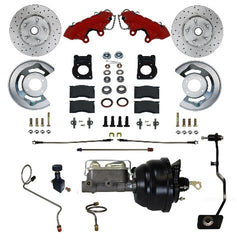 LEED Brakes RFC0002-X405MX MaxGrip XDS Power Conversion Kit - Red Powder Coat