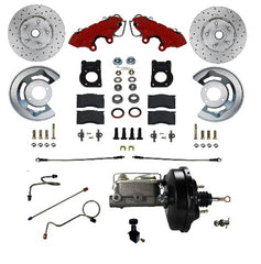LEED Brakes RFC0004-W405X MaxGrip XDS Power Conversion Kit - Red Powder Coat