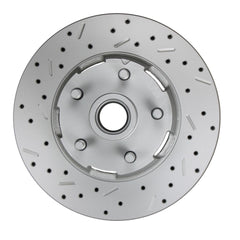 LEED Brakes RFC0025-405X Ford Full Size Manual Disc Conversion Kit with MaxGrip XDS, Red Powder Coat