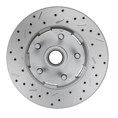 LEED Brakes RFC0025SMX Ford Full Size Manual Disc Conversion Kit, MaxGrip XDS, Spindle Mount-Red Powder