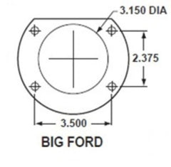 LEED Brakes RRC0002X Rear Disc Brake Kit - Large Bearing - Black - MaxGrip