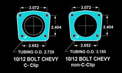 LEED Brakes RRC1002X Rear Disc Brake Kit - GM 10 and 12 Bolt - Black - MaxGrip