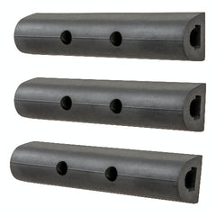 LUVERNE 2090615-3 10 inch Universal Rubber Bumper Strips (3-Pack)