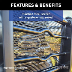 LUVERNE 321804 Prowler Max Black Steel Grille Guard