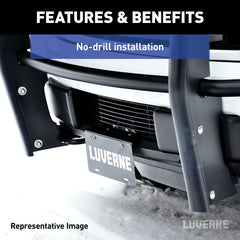 LUVERNE 341724 Black Steel 2 inch Tubular Grille Guard Ring Assembly