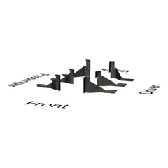 LUVERNE 401232 Grip Step 7 inch Running Board Extension Kit