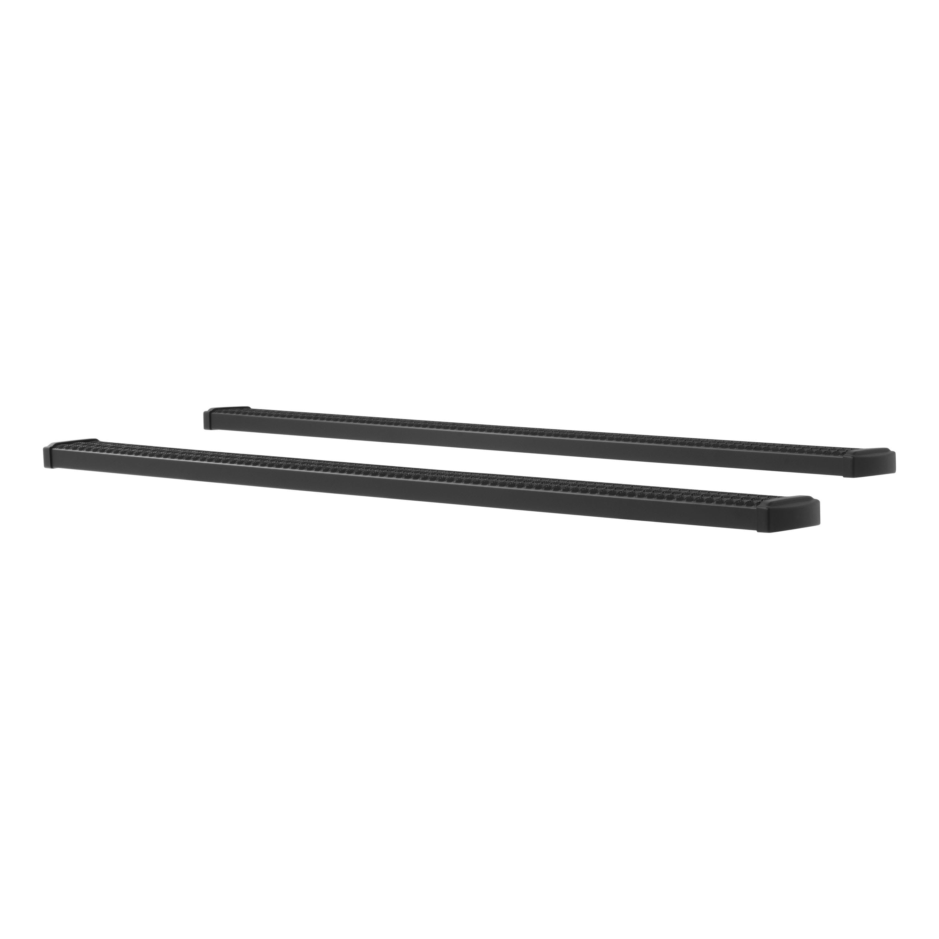 LUVERNE 415098-401232 Grip Step 7 inch Running Board, Black Textured Powder Coat