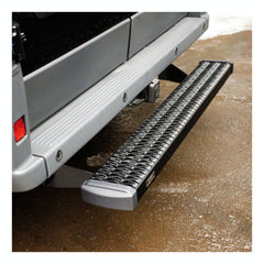 LUVERNE 415254-400345 Grip Step 7 inch Rear Step; Carbide Black Powder Coated Aluminum