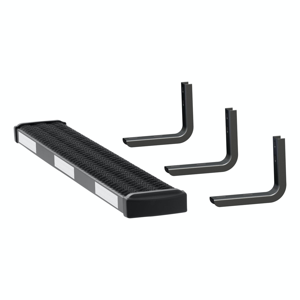 LUVERNE 415254-400743-0 Grip Step 7 inch x 54 inch Aluminum Passenger Running Board Fleet Kit