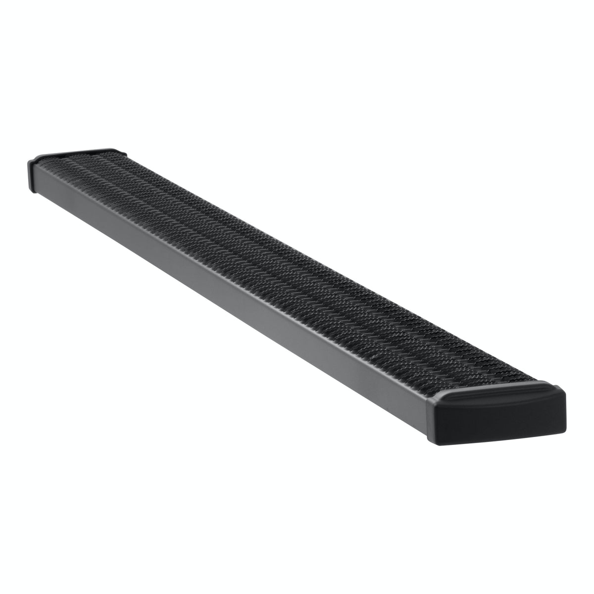 LUVERNE 415298 Grip Step 7 inch x 98 inch Black Aluminum Running Board (No Brackets)