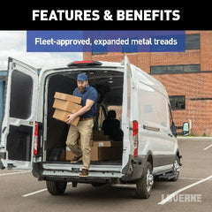 LUVERNE 415358-571500 Impact Shock-Absorbing Rear Bumper Guard and Step