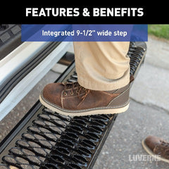 LUVERNE 415358-571500 Impact Shock-Absorbing Rear Bumper Guard and Step