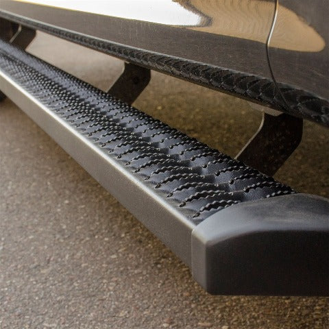 LUVERNE 416078-4055124 SlimGrip 5 inch x 78 inch Black Aluminum Running Boards, Select Ford F-250, F-350