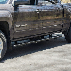 LUVERNE 416088-4055101 SlimGrip 5 inch Running Board, Black Textured Powder Coat Finish