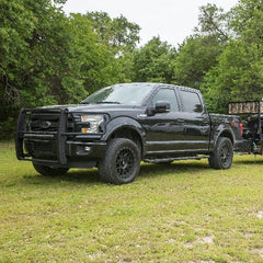 LUVERNE 416088-4055124 SlimGrip 5 inch Running Board, Black Textured Powder Coat Finish