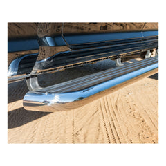 LUVERNE 575114-571448 MegaStep 6-1/2 inch Wheel-to-Wheel Running Boards, Polished Stainless