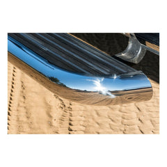 LUVERNE 575114-571448 MegaStep 6-1/2 inch Wheel-to-Wheel Running Boards, Polished Stainless