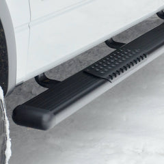 LUVERNE 584100-571477 O-Mega II 6 inch x 36 inch, 100 inch Black Aluminum Side Steps