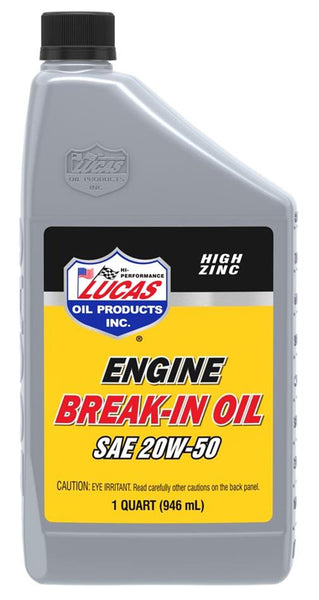 Lucas OIL SAE 20W-50 Break-in Oil 10635