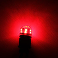 Putco HC1156R LumaCore 1156 Red , Pair (x3 Strobe with Bright Stop)