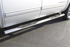 LUND 23678333 4 Inch Oval Straight Nerf Bar - Black 4 In OVAL STRAIGHT STEEL