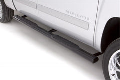 LUND 24093007 5 Inch Oval Straight Nerf Bar - Black 5 In OVAL STRAIGHT STEEL