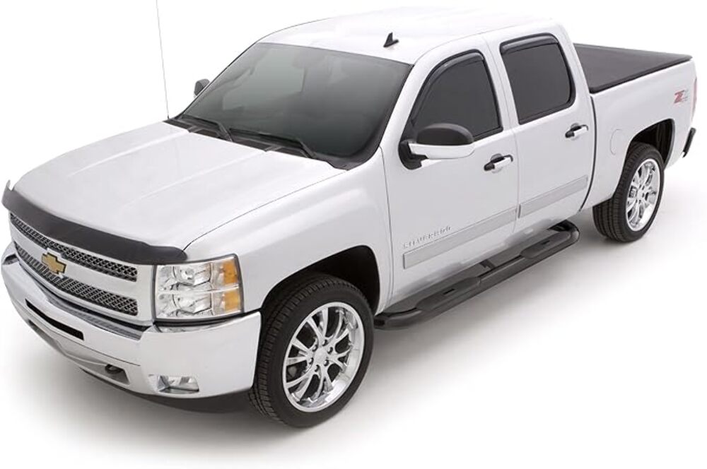 DISCONTINUED - Lund Black 4" Round Steel Nerf Bars 26374362