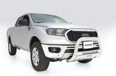 LUND 47021300 Bull Bar with Light and Wiring Stainless Steel Bull Bar with Led Light Bar-Stainless Steel