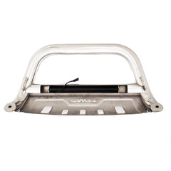 LUND 47021300 Bull Bar with Light and Wiring Stainless Steel Bull Bar with Led Light Bar-Stainless Steel
