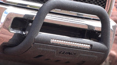 LUND 47121207 Bull Bar with Light and Wiring, Black BULL BAR W-LIGHT and WIRING-BLK