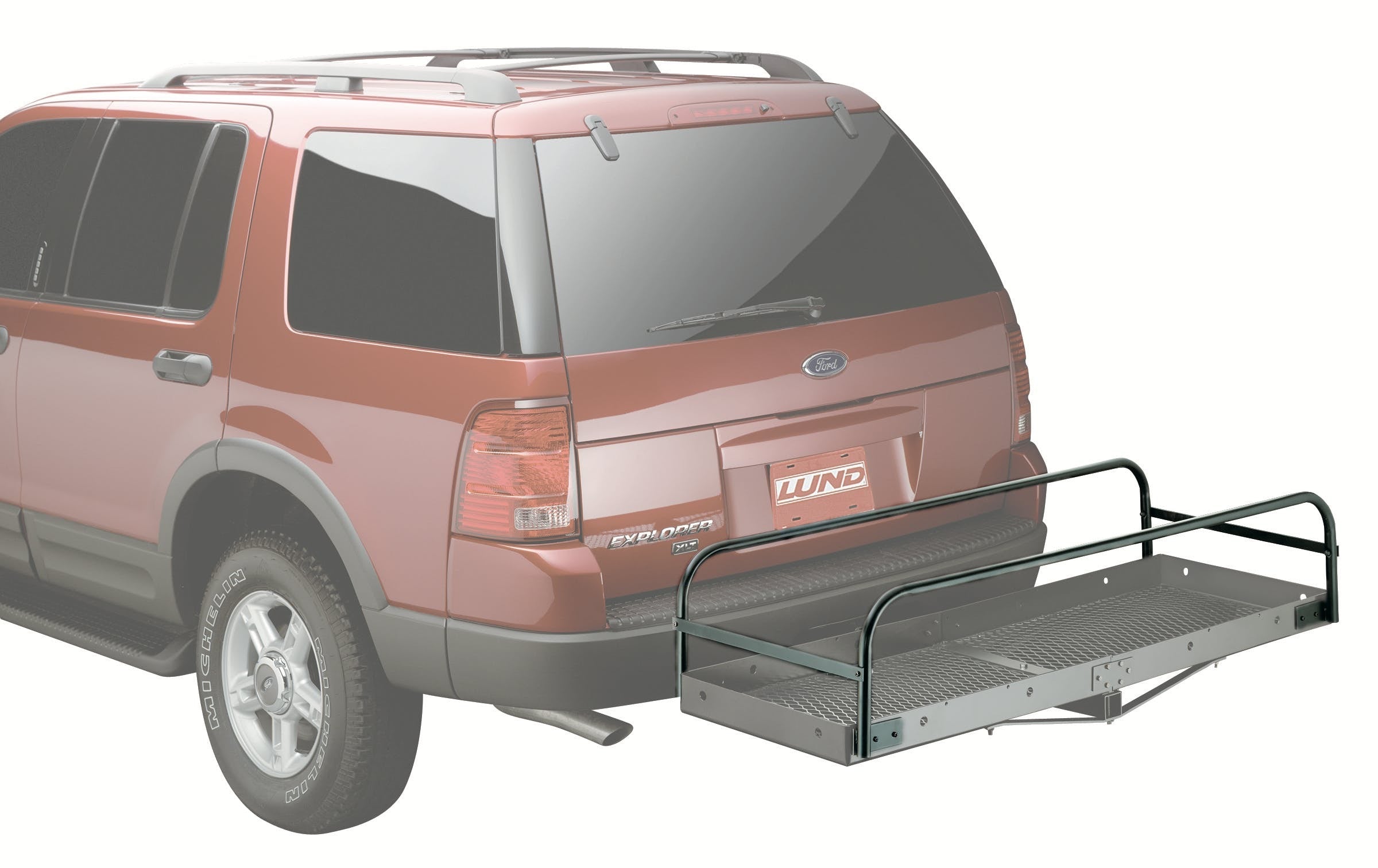 LUND 601008 Receiver Hitch Mounted Cargo Carrier Rail CARGO CARRIER ACCESSORIES
