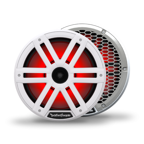 Rockford Fosgate M2-10H M2 10" Color Optix 2-Way Horn Loaded Speaker - WHT M2-10H