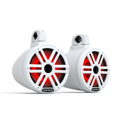 Rockford Fosgate M2WL-10H M2 10" Color Optix 2-Way Horn Loaded Tower Speakers - WHT M2WL-10H