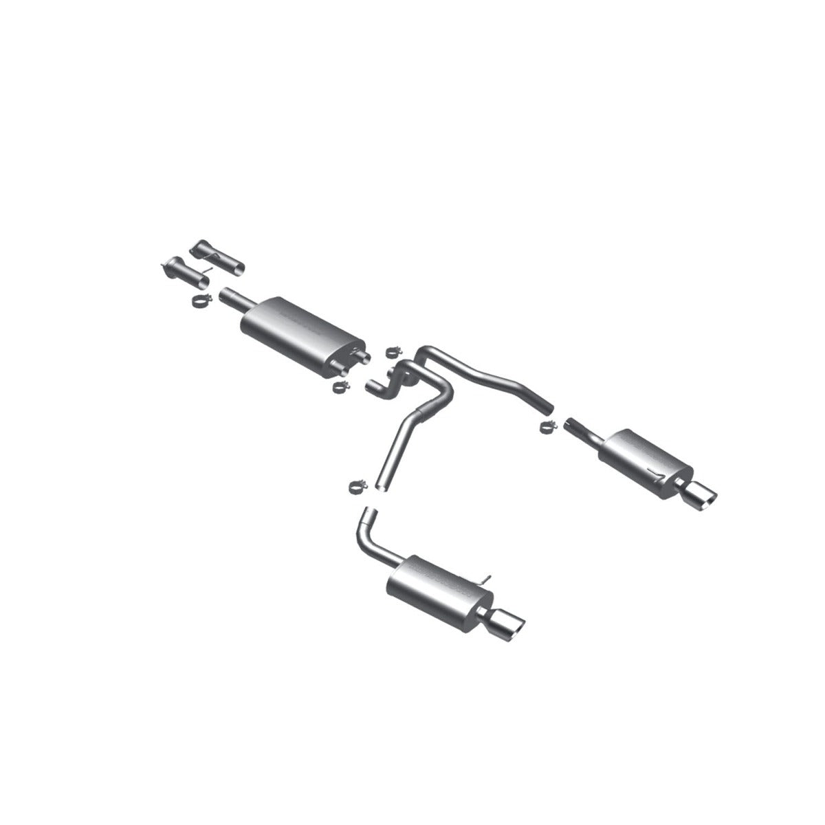 MagnaFlow Street Series Cat-Back Performance Exhaust System 16704