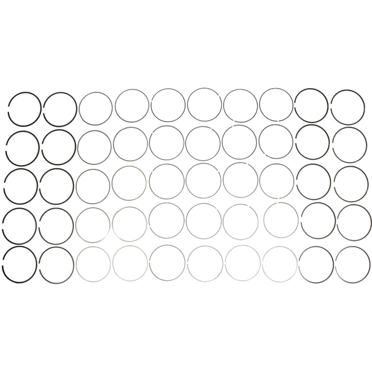 MAHLE RING SET, CHROME 303-0787