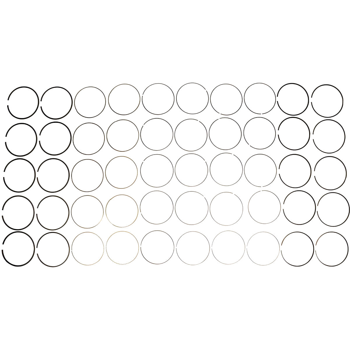 MAHLE RING SET, CHROME 303-0860